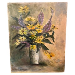 Mid Century Still Life Floral Bouquet