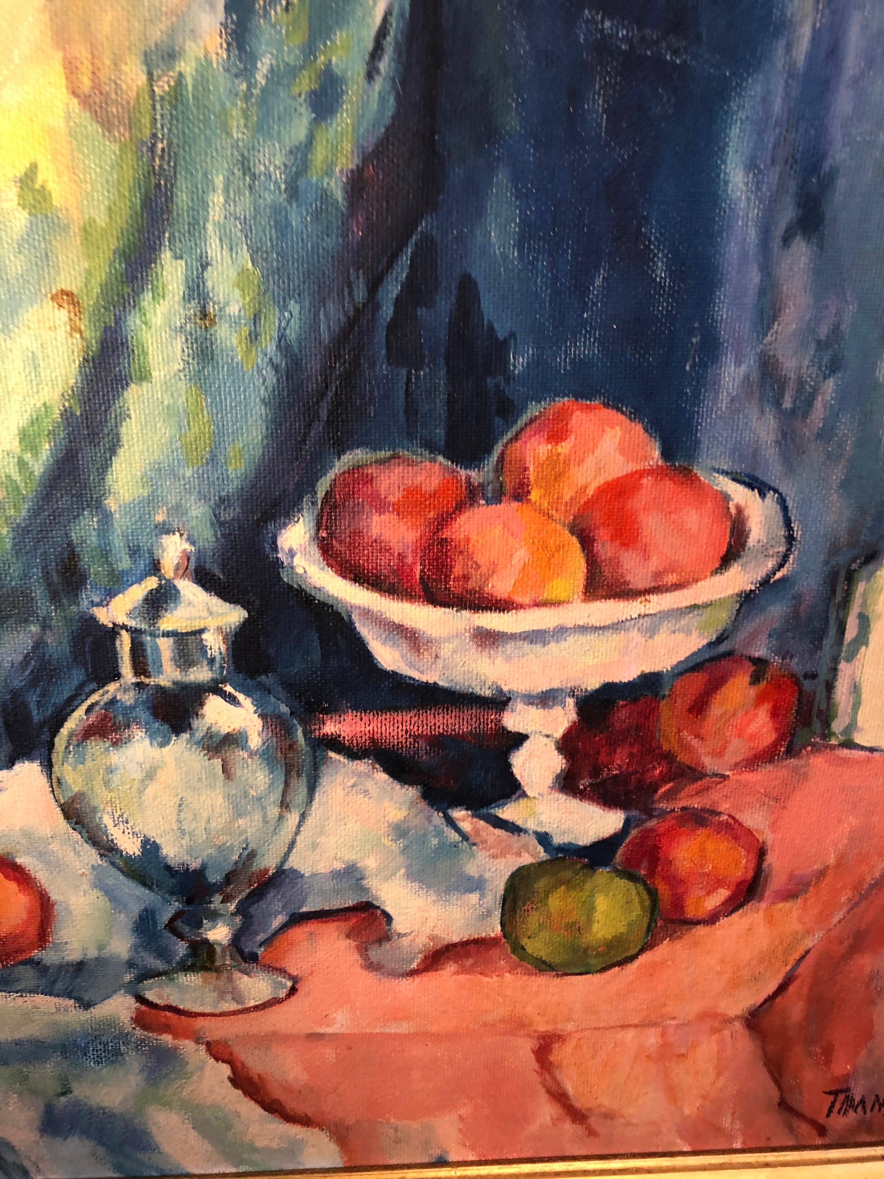 Fruit Still Life on Board attributed to William Federick Timmons For Sale 5