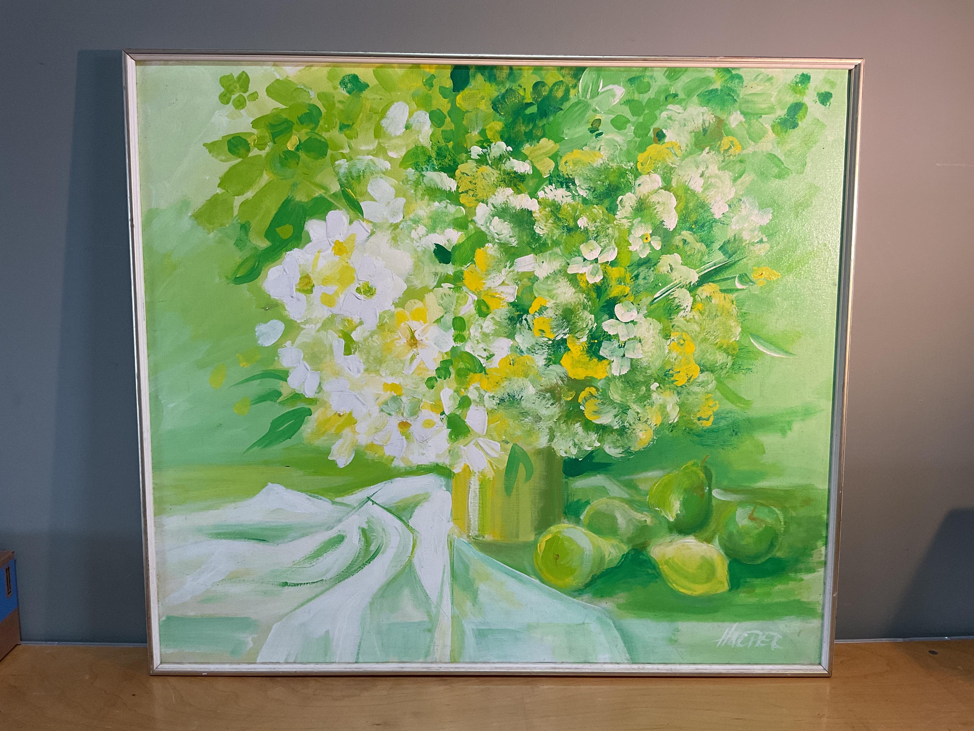 Mid Century Still Life Painting For Sale 4
