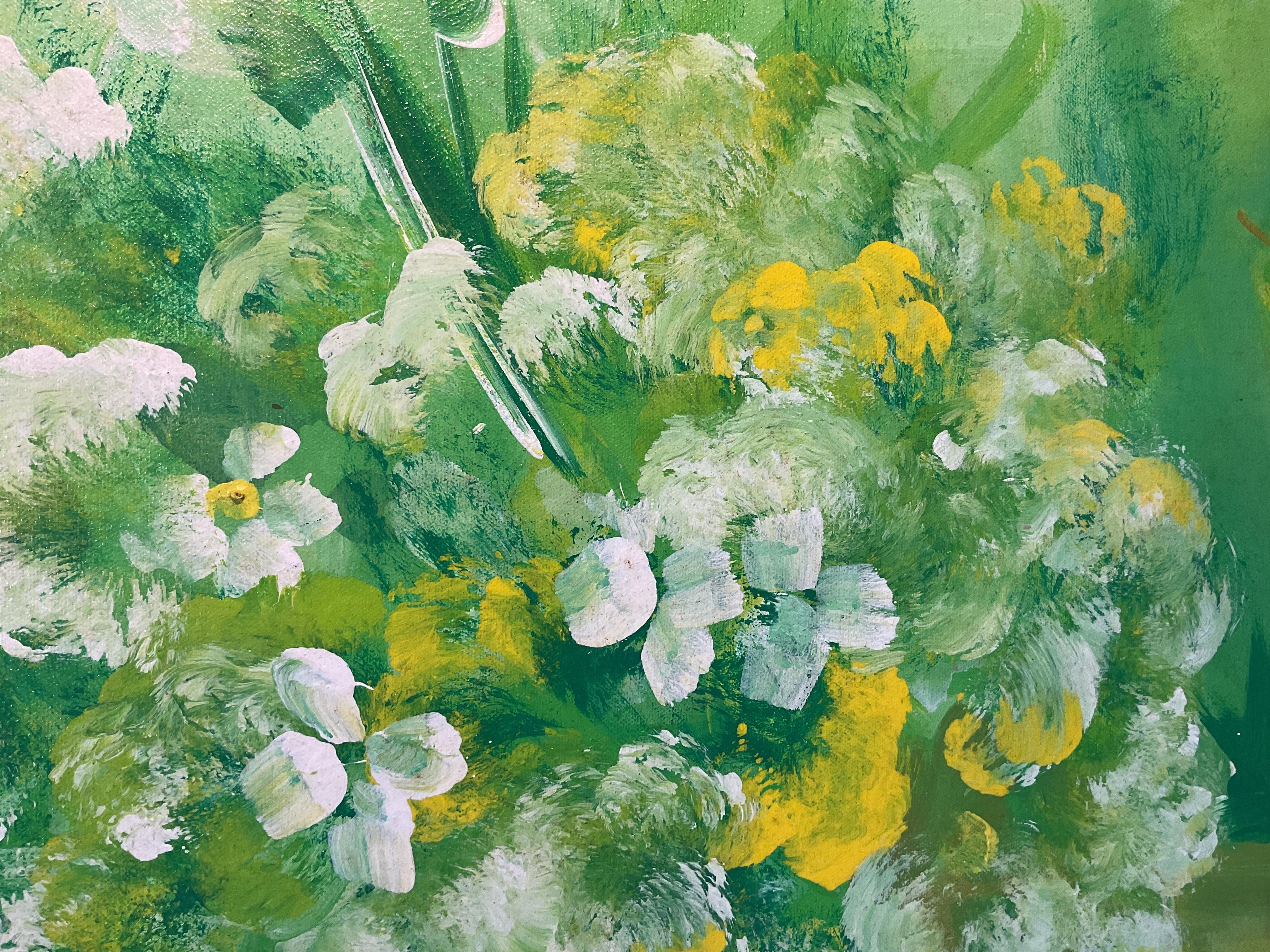 Canvas Mid Century Still Life Painting For Sale