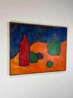 Mid Century Still Life Painting Marion Knudsen