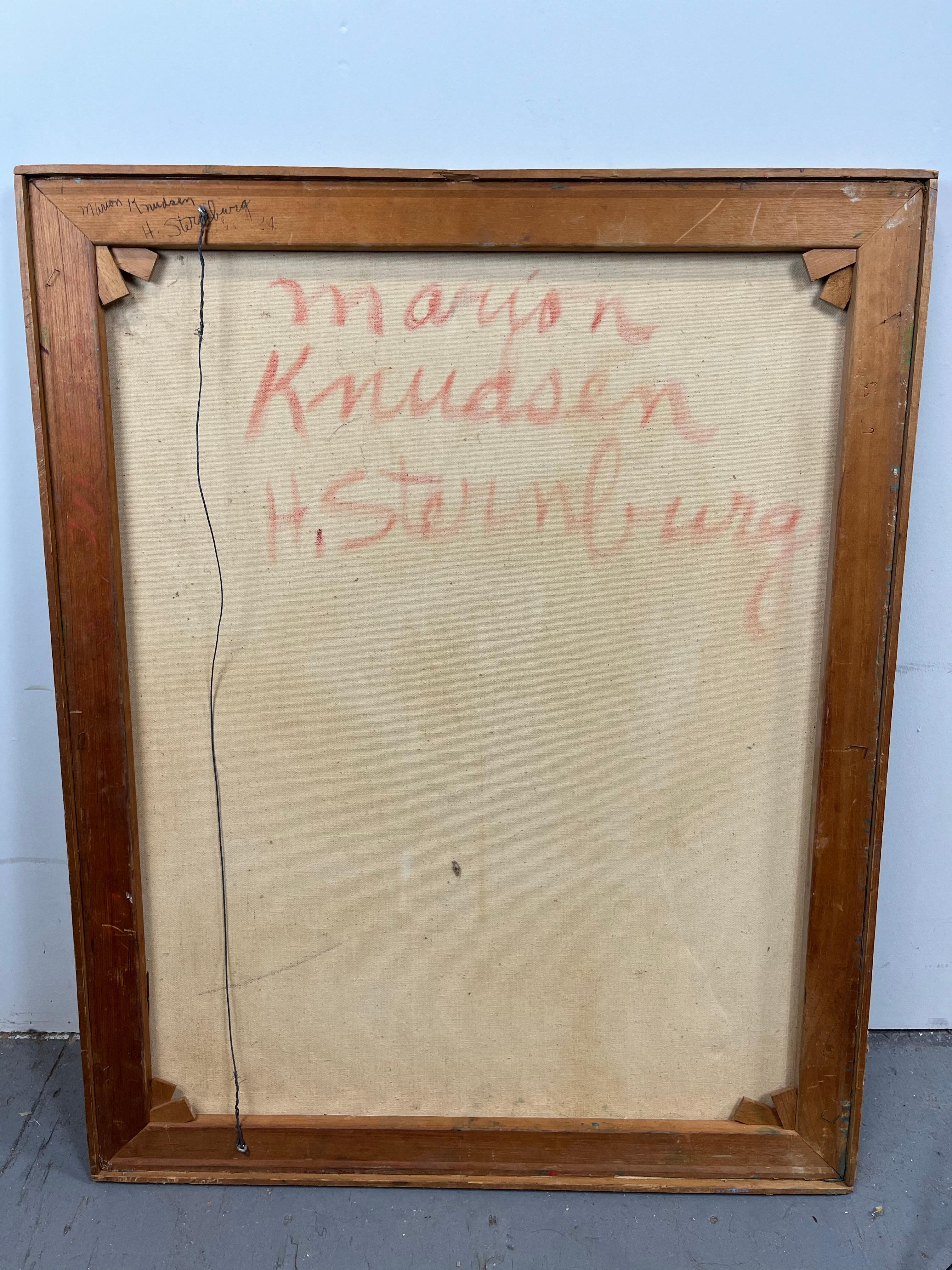 Stillleben aus der Mitte des Jahrhunderts - Marion Knudsen (Holz) im Angebot
