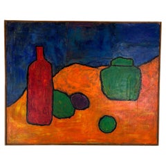 Mid Century Still Life Painting Marion Knudsen