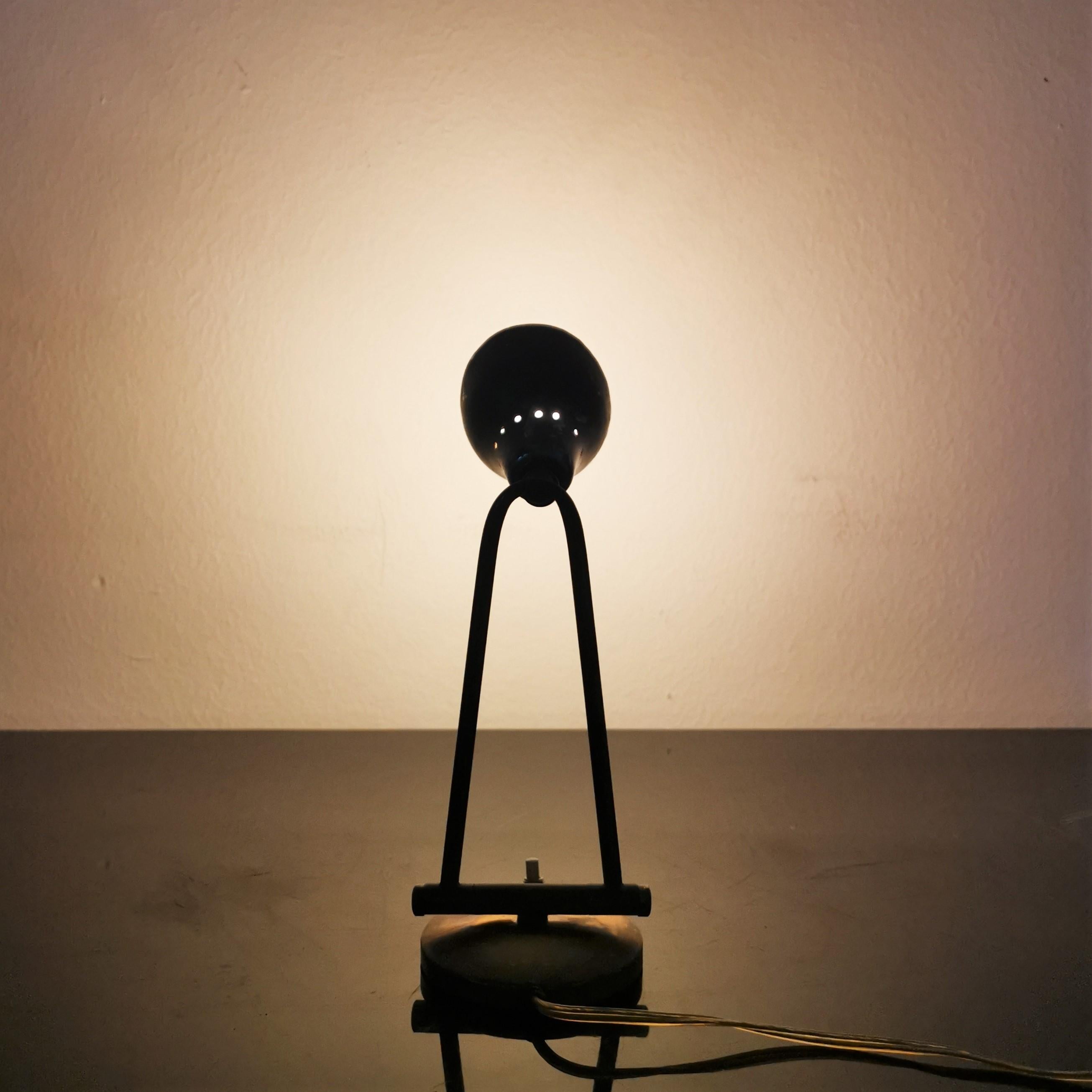 Stilnovo verstellbare Messing-Tischlampe, 50er Jahre, Italien im Angebot 5