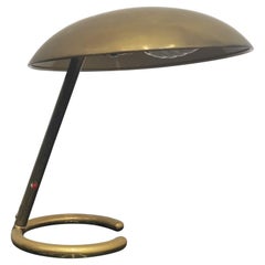 Mid-Century Stilnovo Adjustable Brass Table Lamp, 50s, Italy