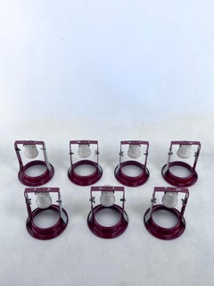 Mid-Century Stilnovo spotlights, set of 7. Italy 1960. Signed.