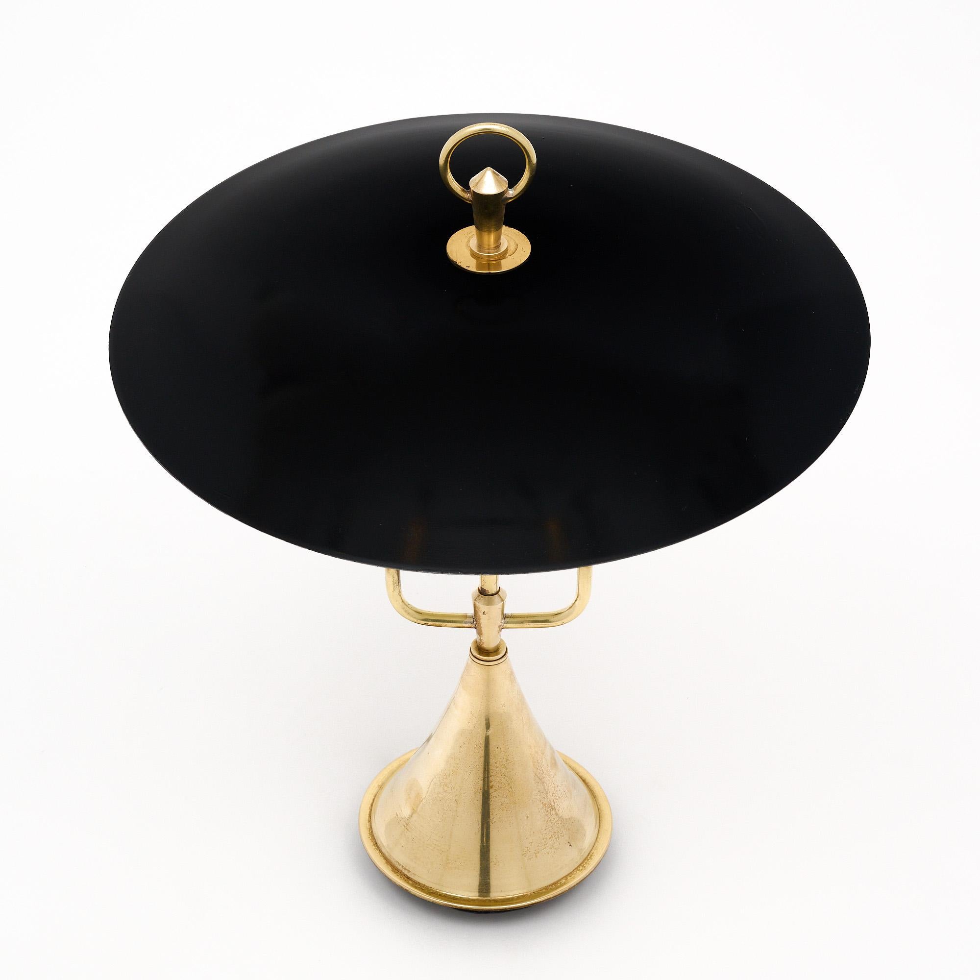 Fin du 20e siècle Lampe de table du milieu du siècle, style Stilnovo