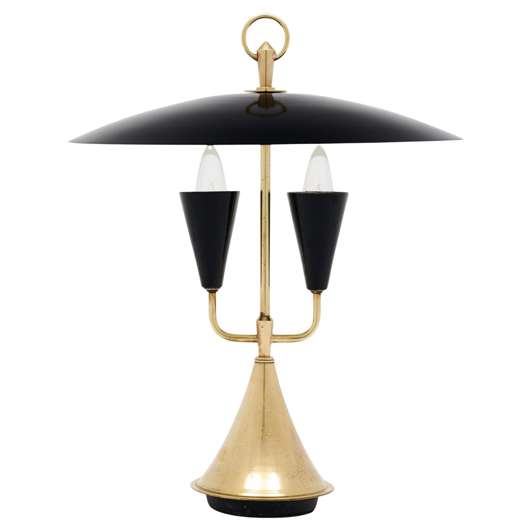Mid-Century Stilnovo Style Table Lamp For Sale