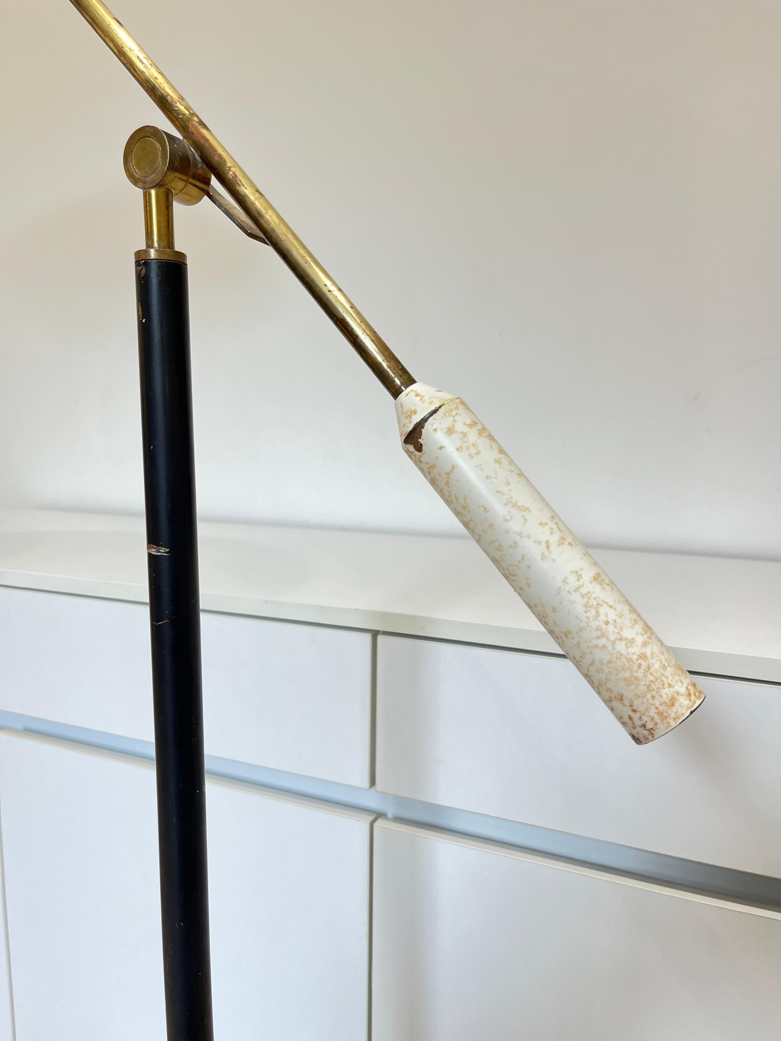 Mid-Century Stilux Stehleuchte Italienisches Design 1950er Jahre im Angebot 3