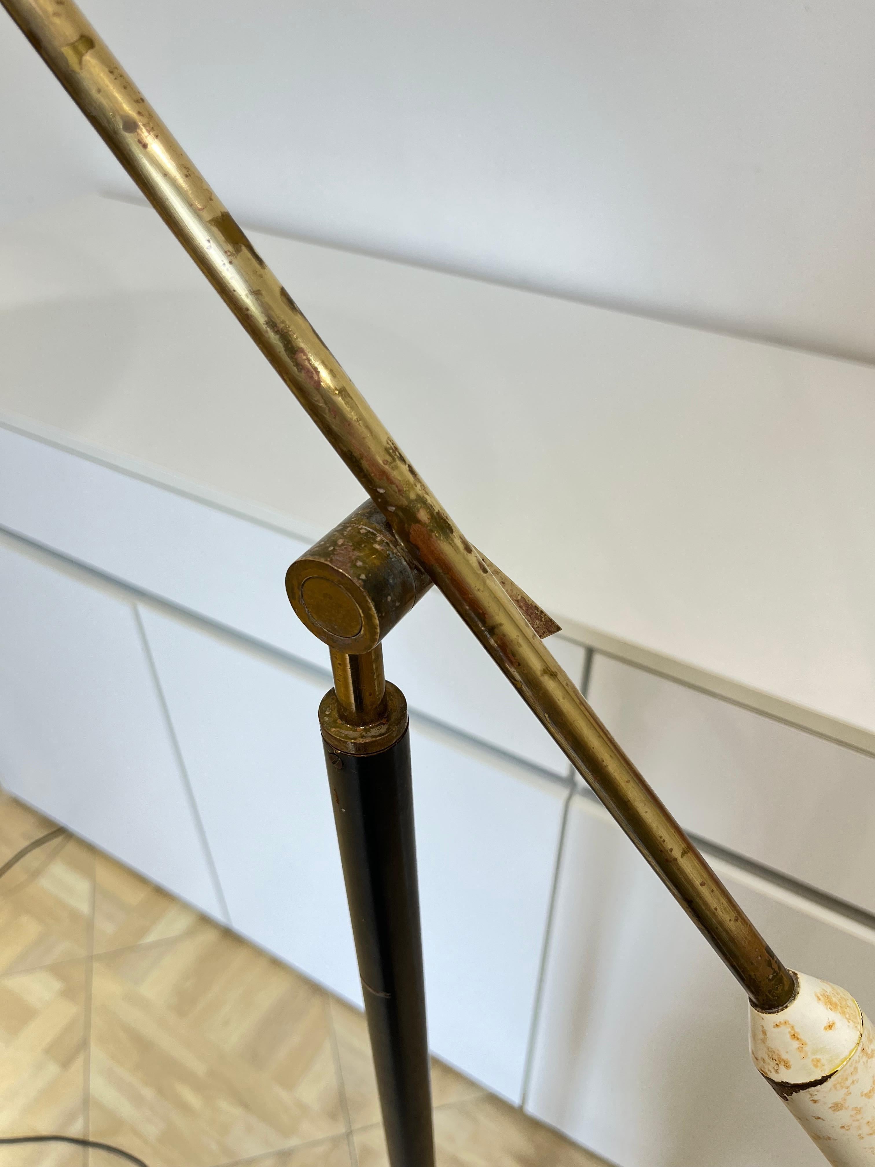 Mid-Century Stilux Stehleuchte Italienisches Design 1950er Jahre im Angebot 4