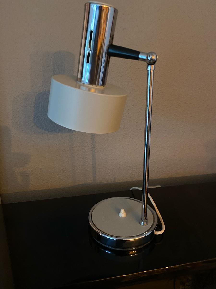 Lámpara de sobremesa de mediados de siglo Stilux Milano Italy Metal en venta