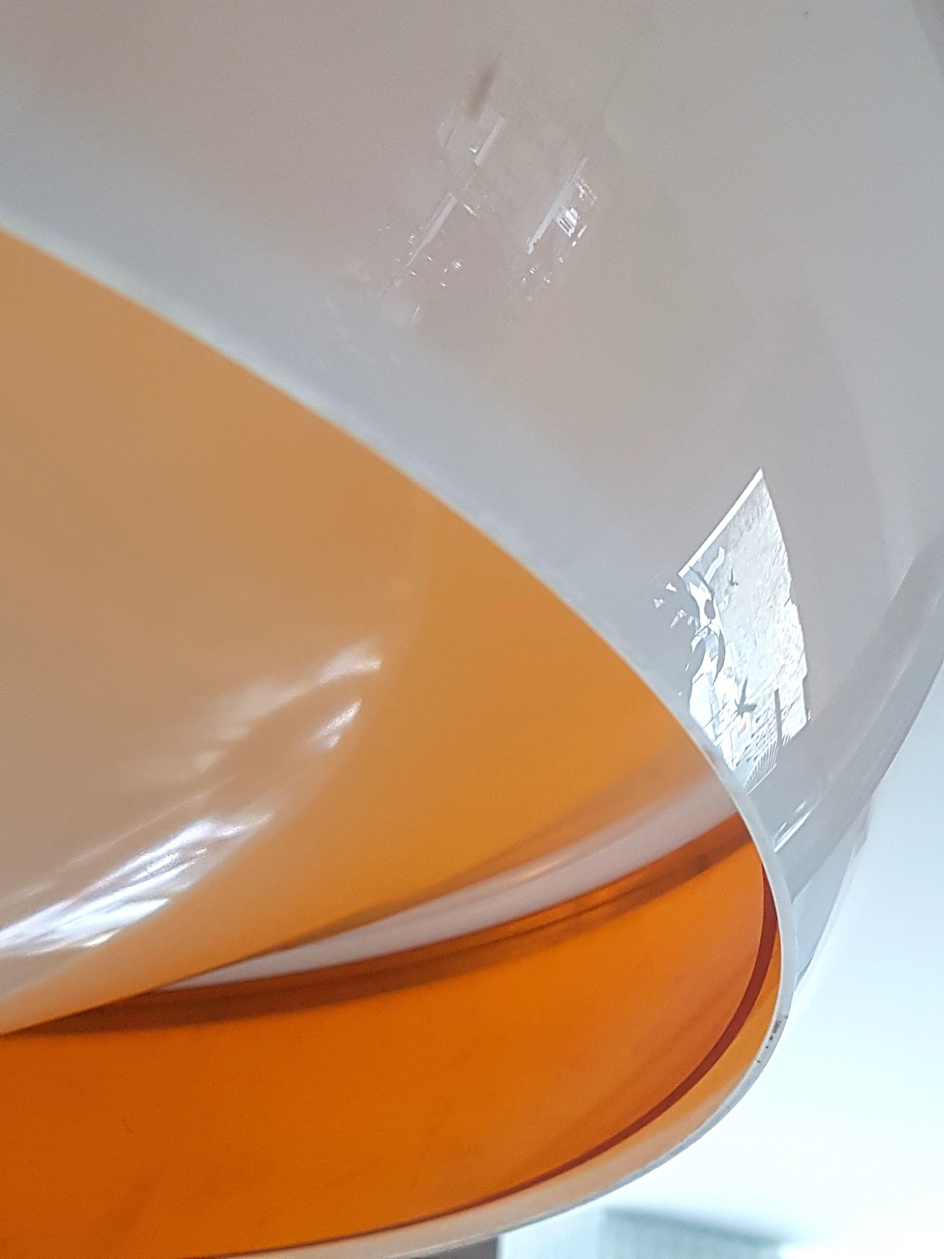 Lampada a soffitto a sospensione in plexiglass Stilux, 1960, Milano, Italia in vendita 7