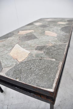 Mid Century Stone Coffee Table, 1960s