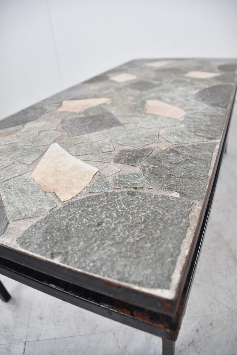 Mid Century Stone Coffee Table, 1960s For Sale at 1stDibs