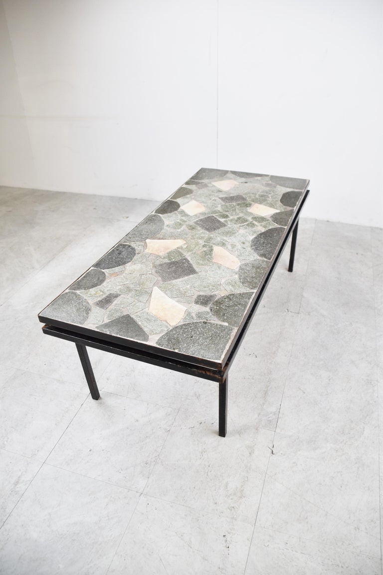 Mid Century Stone Coffee Table, 1960s For Sale at 1stDibs