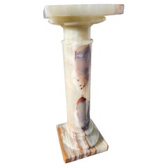 Mid Century Stone Onyx-Sockel