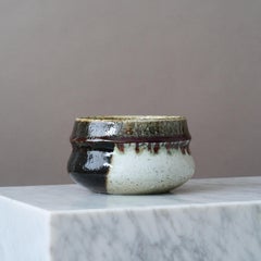 Bol en grès du milieu du siècle par Sylvia Leuchovius pour Rorstrand, Suède, 1969