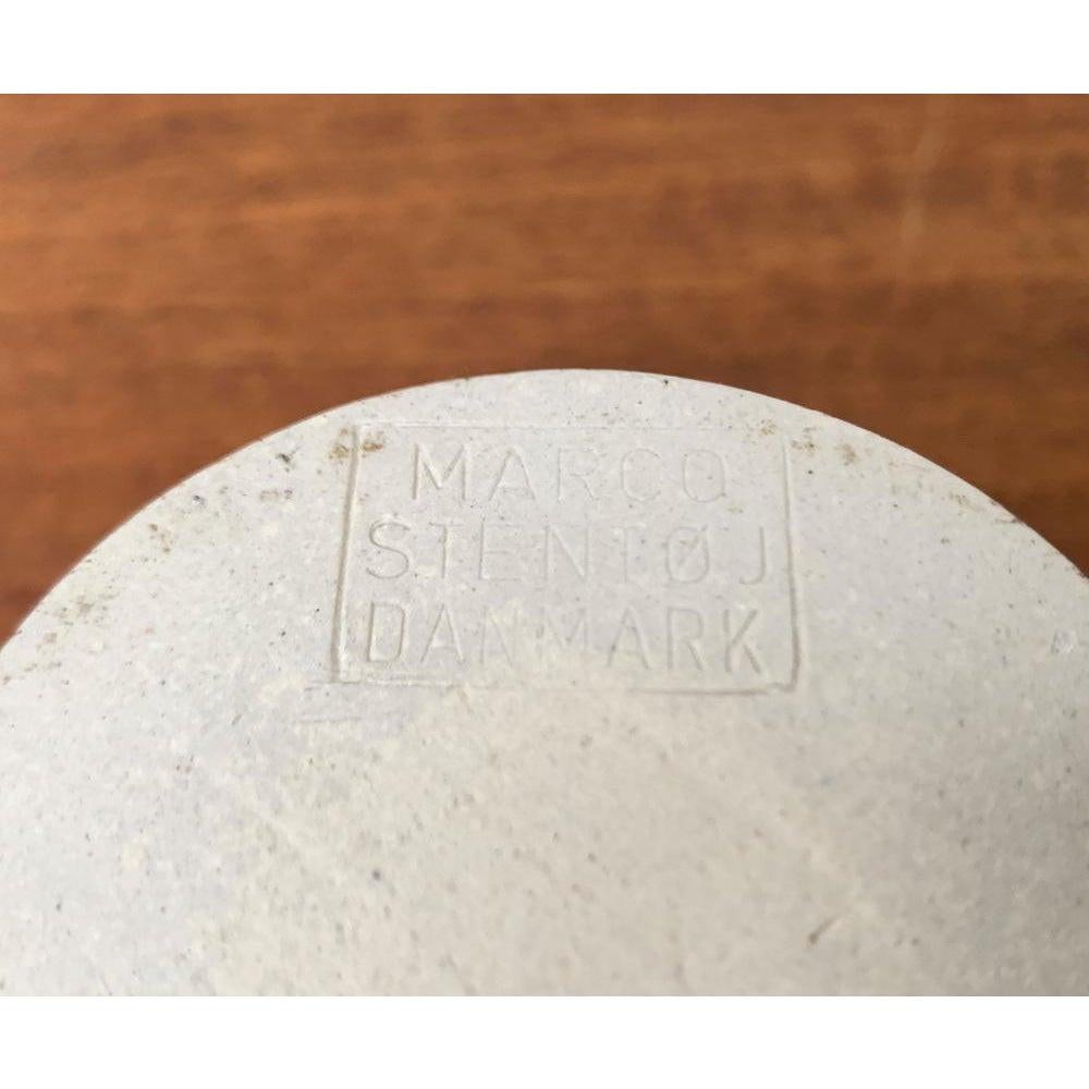 Vaso a tazza in gres di metà secolo di Marco Stentøj, Danimarca, anni '60 in vendita 4