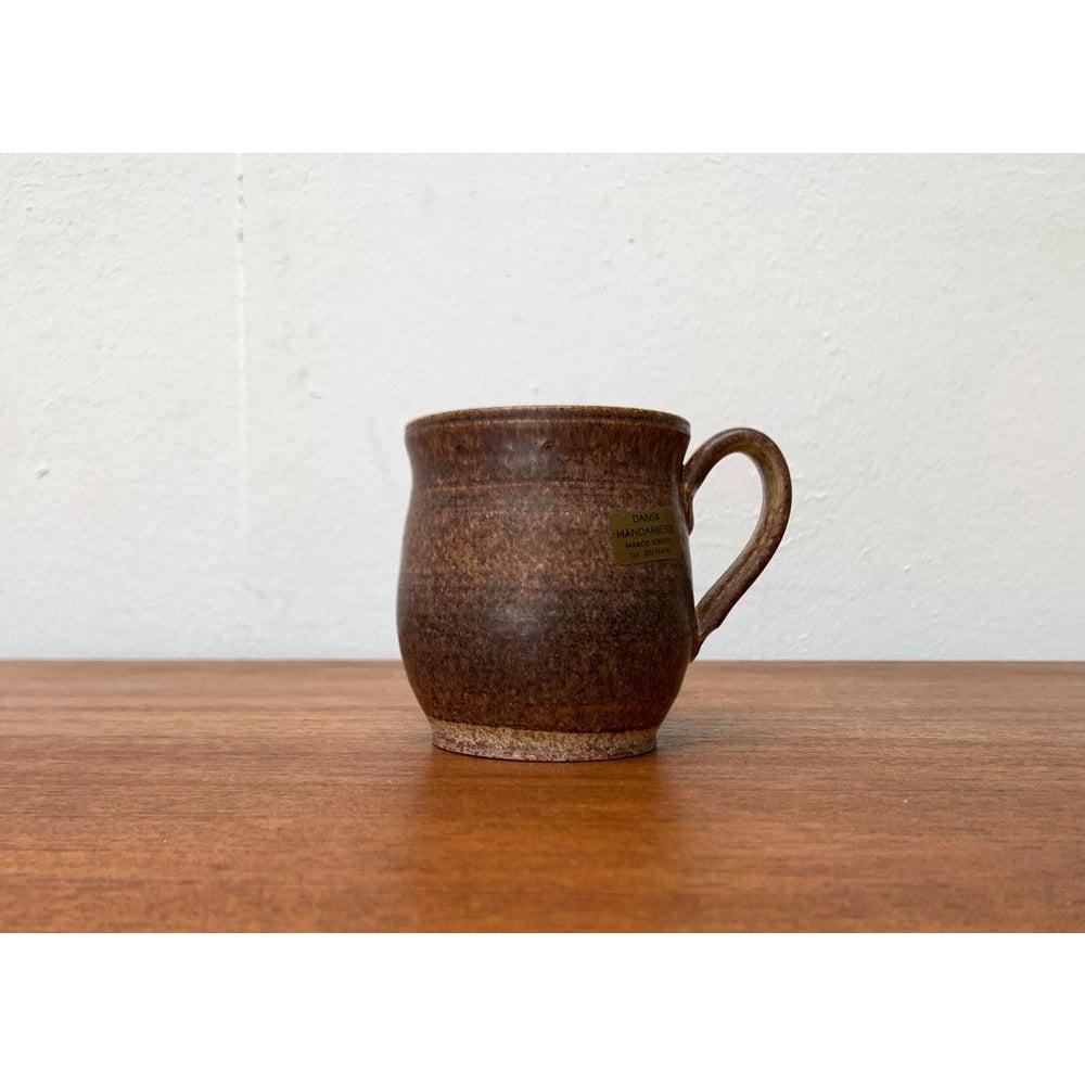 Cotto Vaso a tazza in gres di metà secolo di Marco Stentøj, Danimarca, anni '60 in vendita