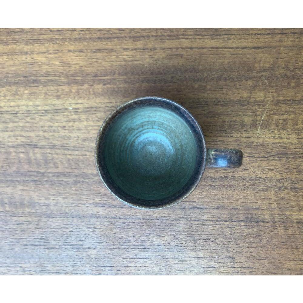 Vaso a tazza in gres di metà secolo di Marco Stentøj, Danimarca, anni '60 in vendita 1