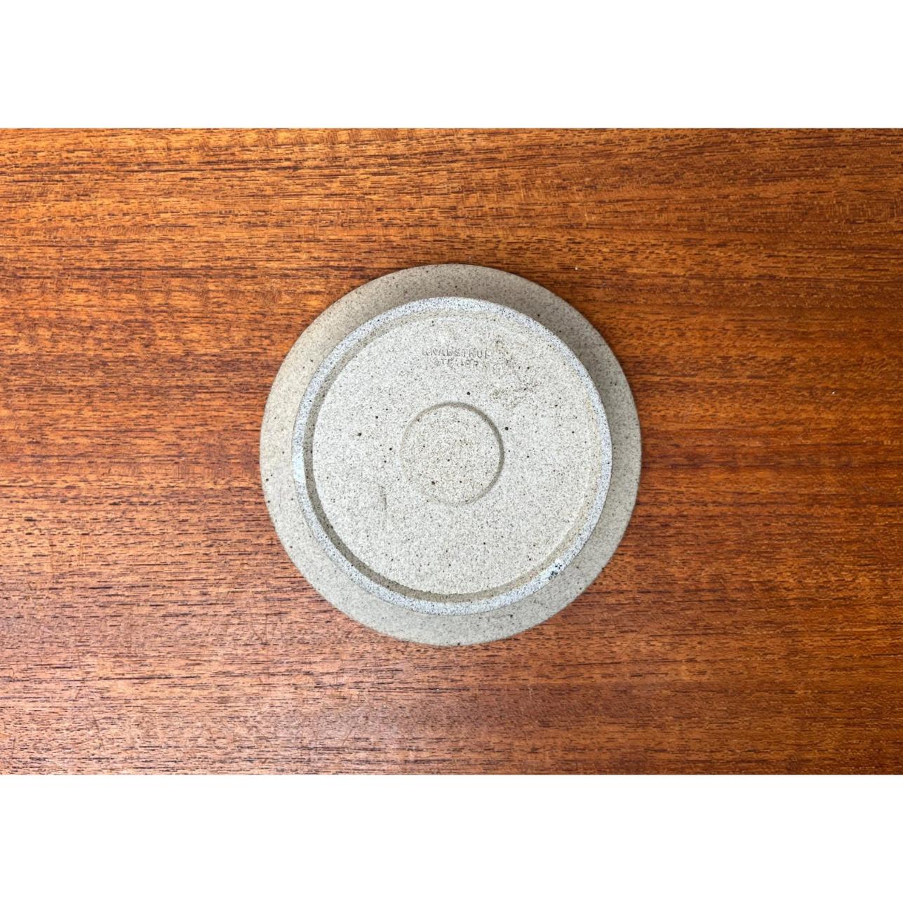 Mid-Century Stoneware Pottery Candle Holder from Knabstrup, Denmark, 1960s en vente 1