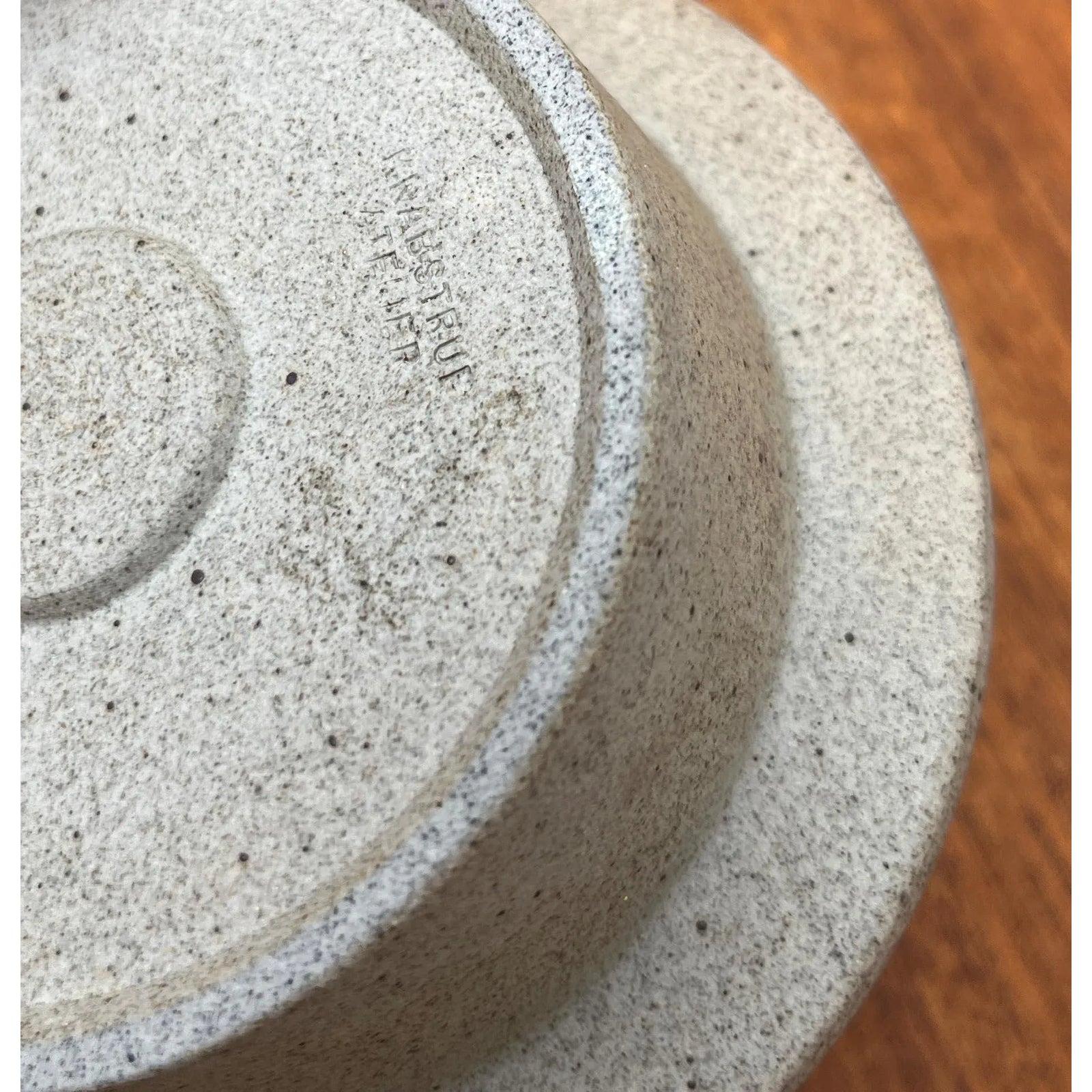 Mid-Century Stoneware Pottery Candle Holder from Knabstrup, Denmark, 1960s en vente 2