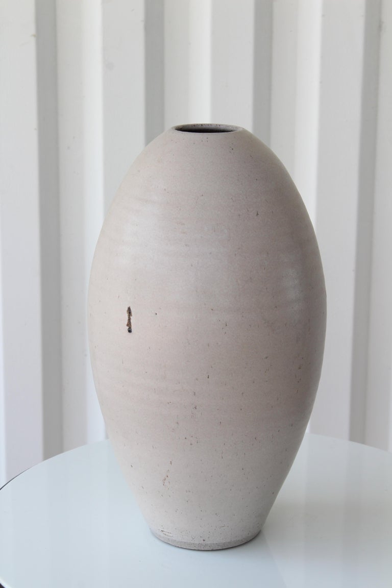 Mid Century Stoneware Studio Pottery Vase, U.S.A, 1960s For Sale at 1stDibs