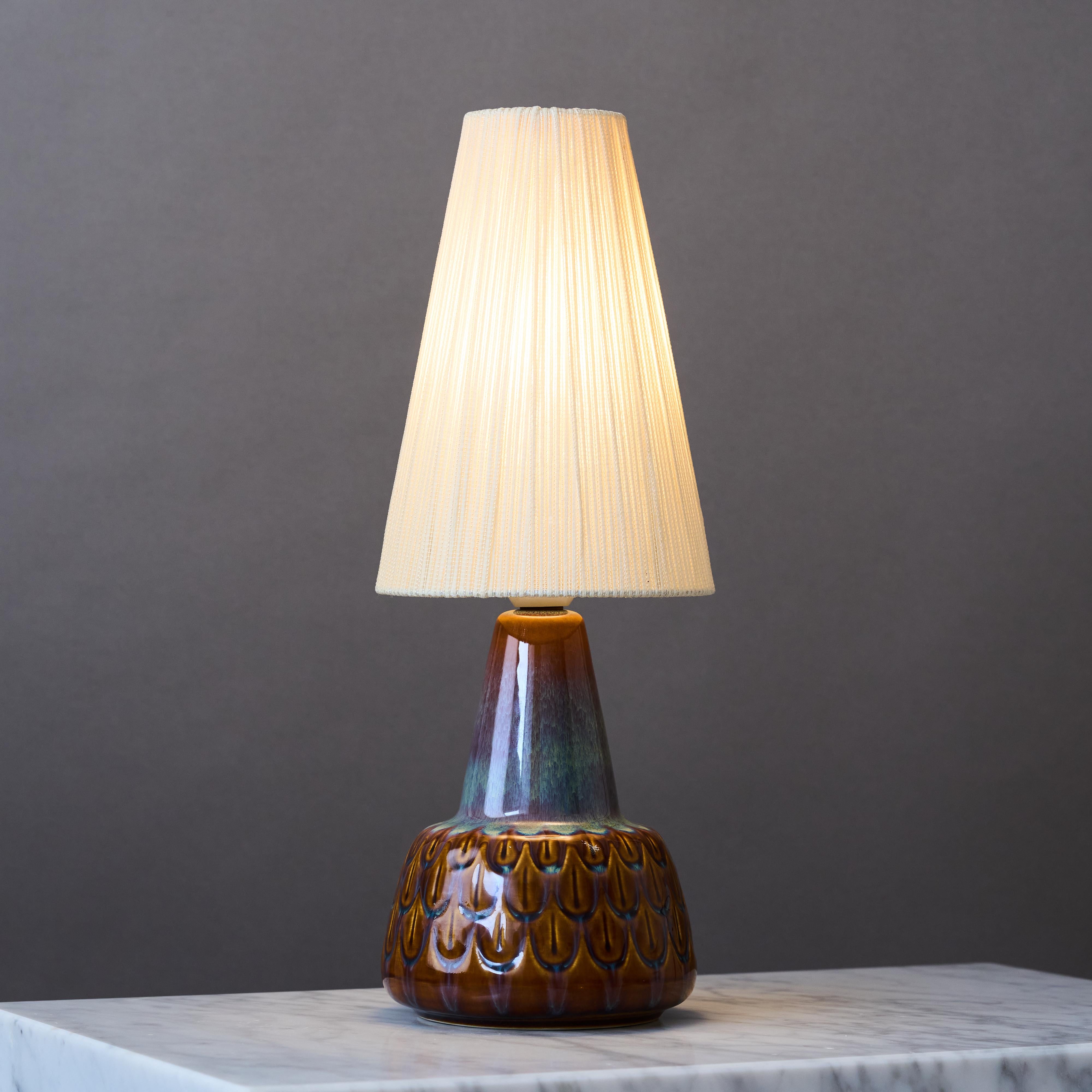 Danese Lampada da tavolo in gres di metà secolo di Einar Johansen Søholm Stentøj, Danimarca anni '60 in vendita