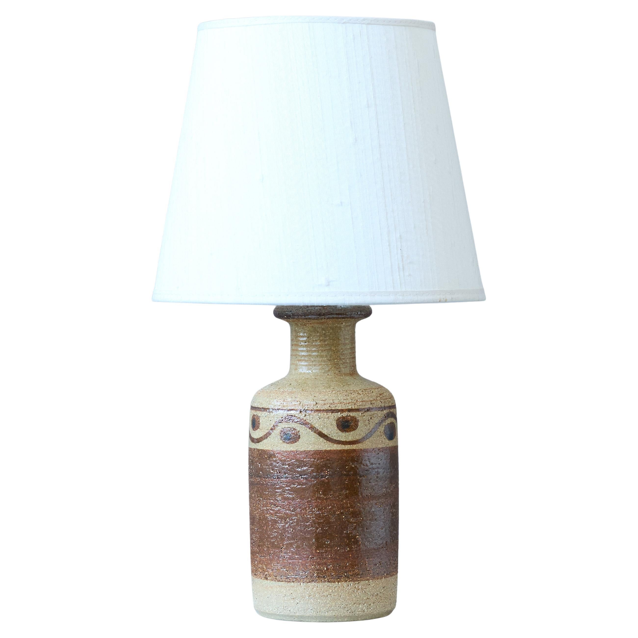 Mid-Century Stoneware Table Lamp by Svend Aage Jensen, Søholm, Denmark 1960s