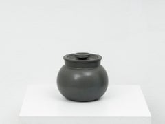 Mid-Century Stoneware Tobacco Jar by Franco Bucci for Laboratorio Pesaro, 1960s