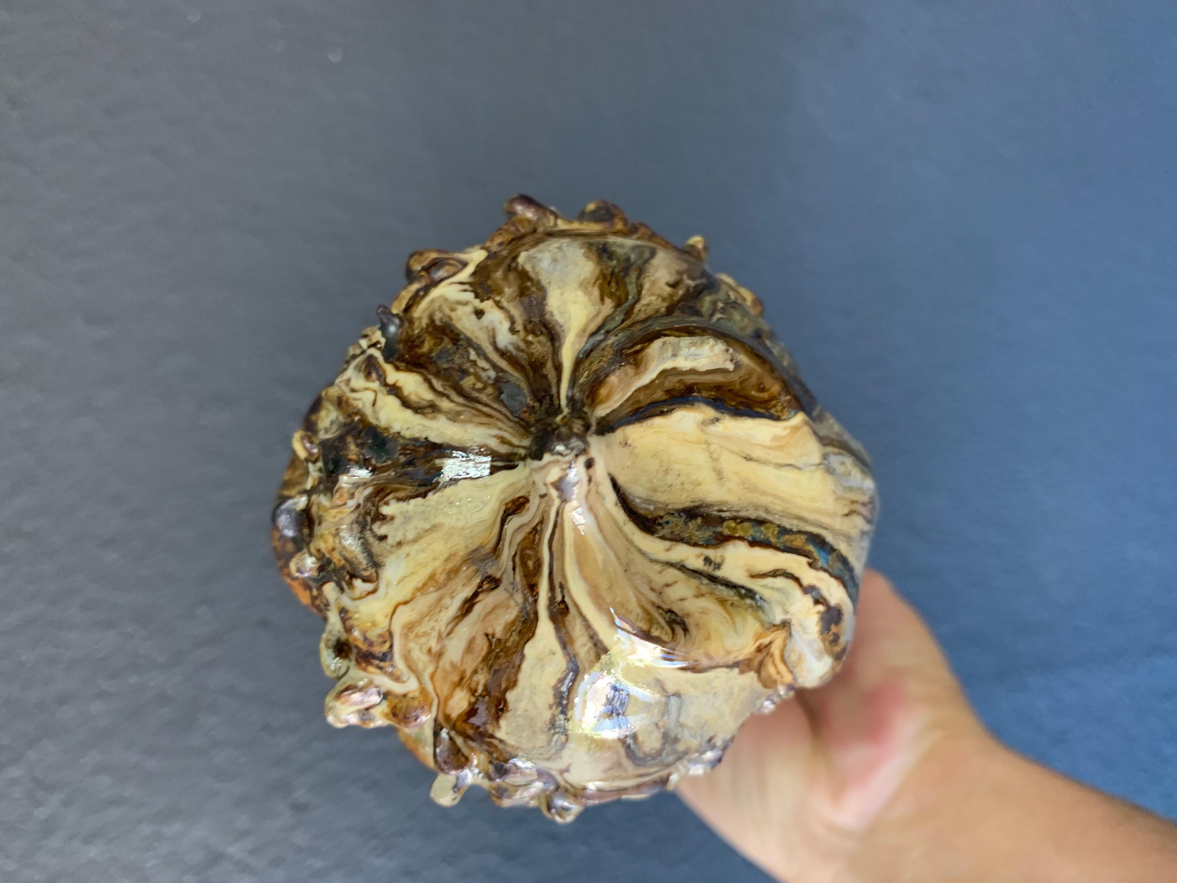 Grès Soupière en grès du milieu du siècle avec louche en vente