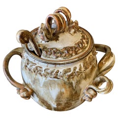 Mid-century Stoneware Tureen with Ladle