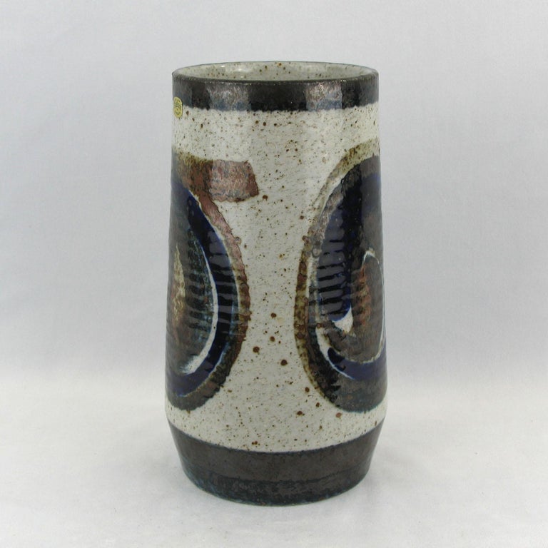 Mid-Century Stoneware Vase by Bertil Lundgren for Rörstrand, 1960s For Sale 1
