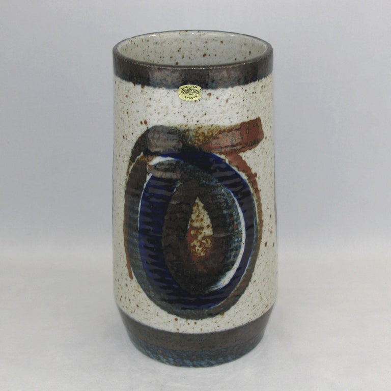 Mid-Century Stoneware Vase by Bertil Lundgren for Rörstrand, 1960s For Sale 2