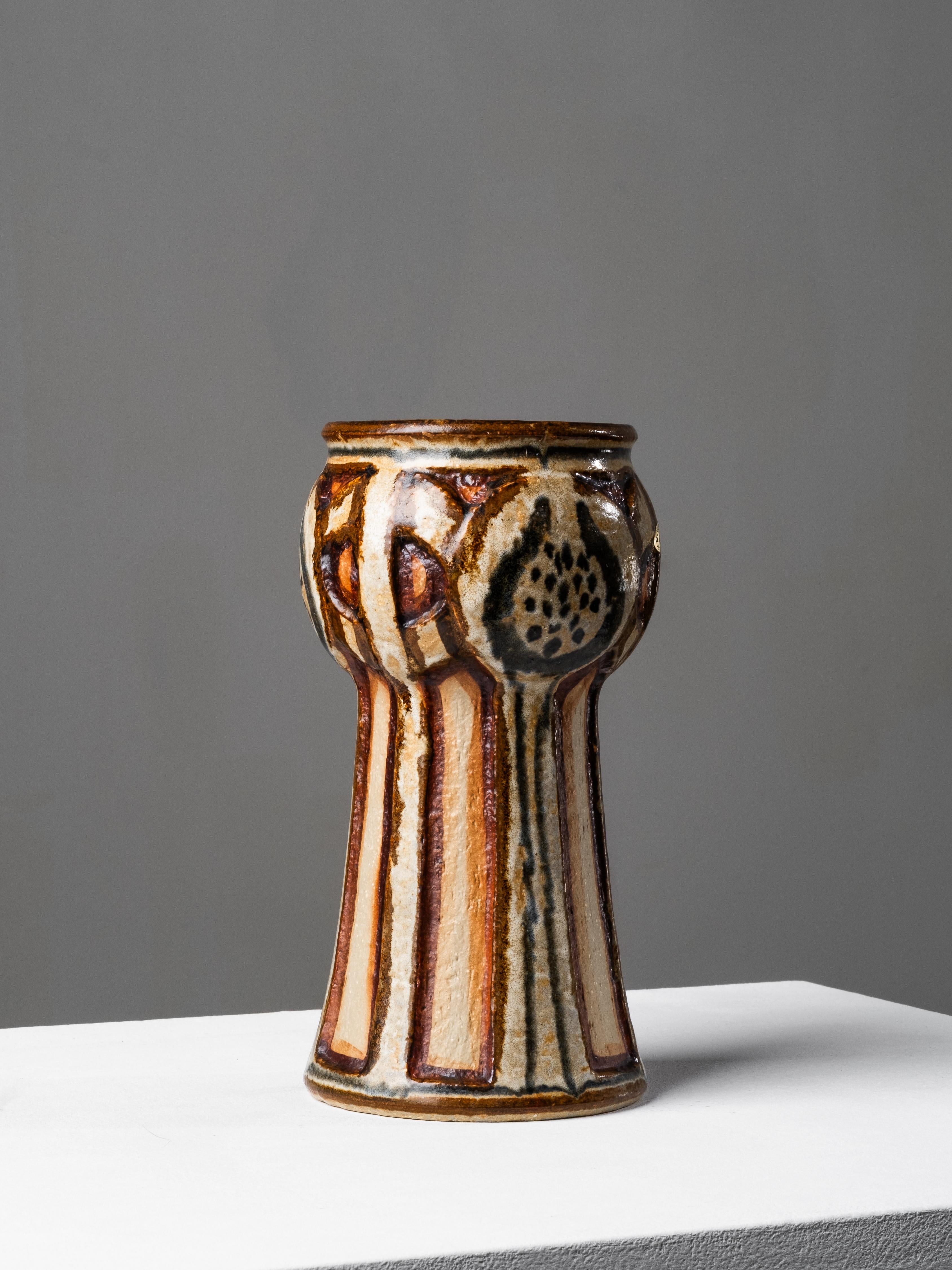 Mid-Century Stoneware Vase by Søholm, Denmark, 1960s For Sale 5