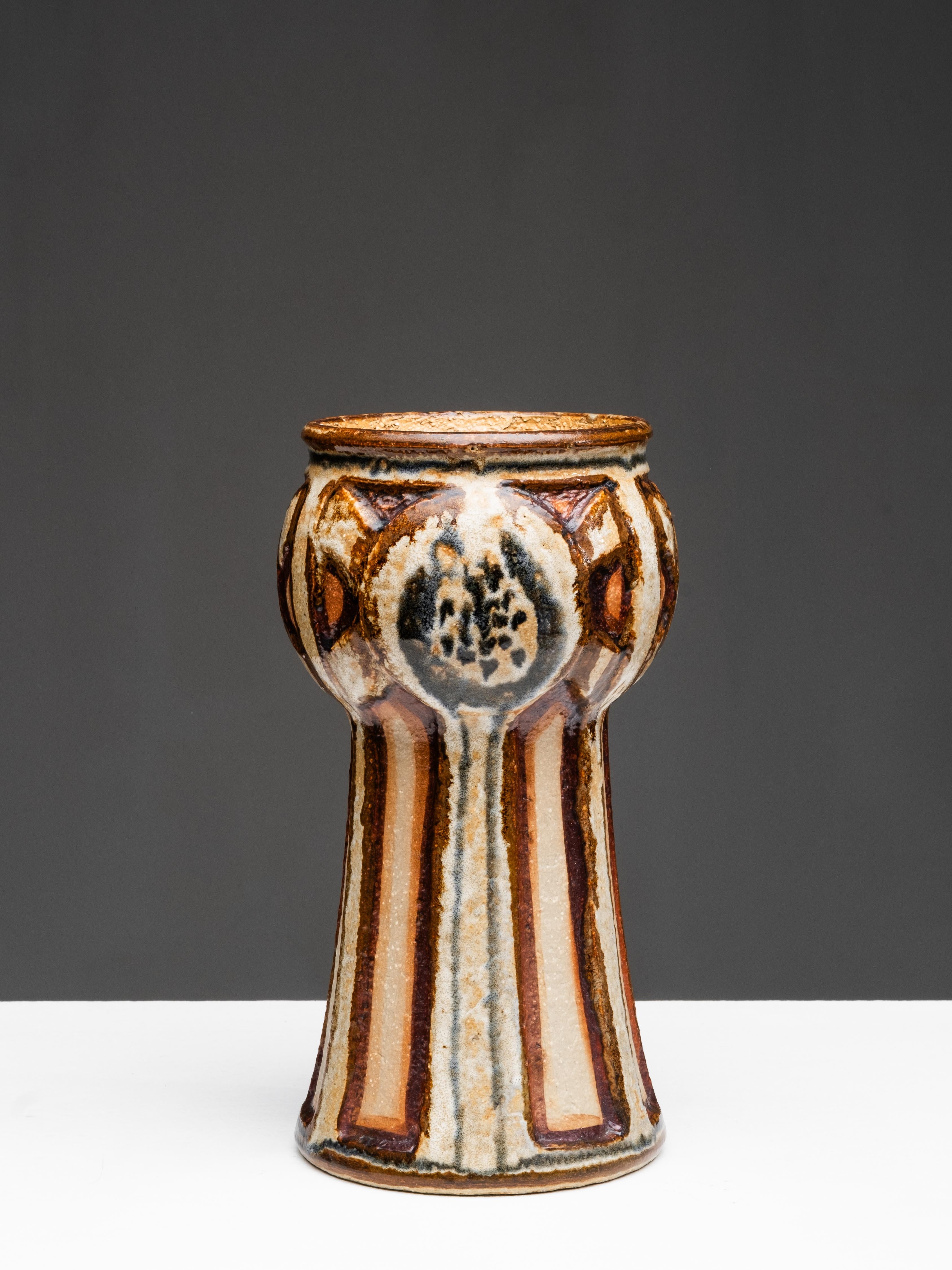 Danish Mid-Century Stoneware Vase by Søholm, Denmark, 1960s For Sale