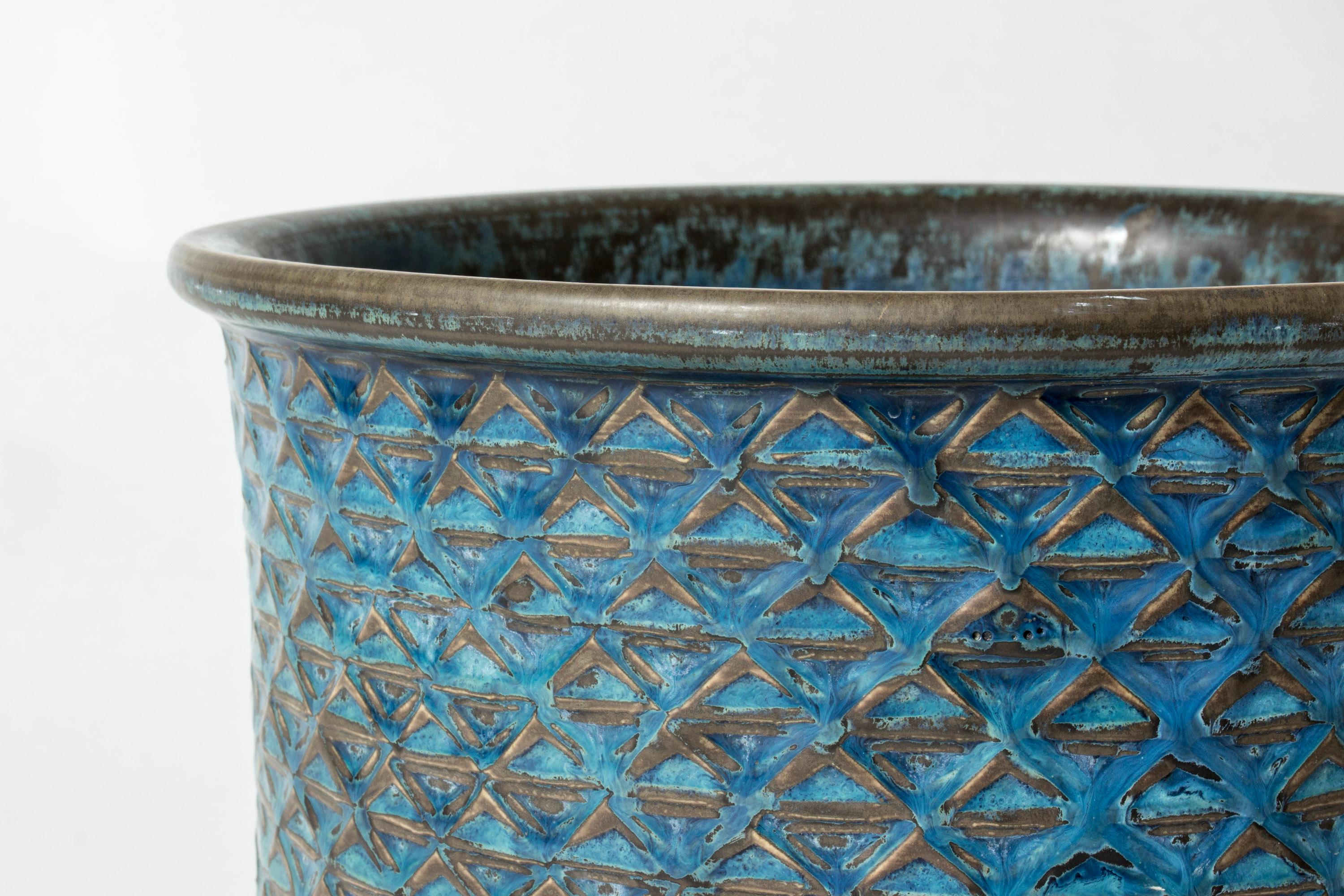 Mid-20th Century Midcentury Stoneware Vase by Stig Lindberg, Gustavsberg, Sweden, 1960s