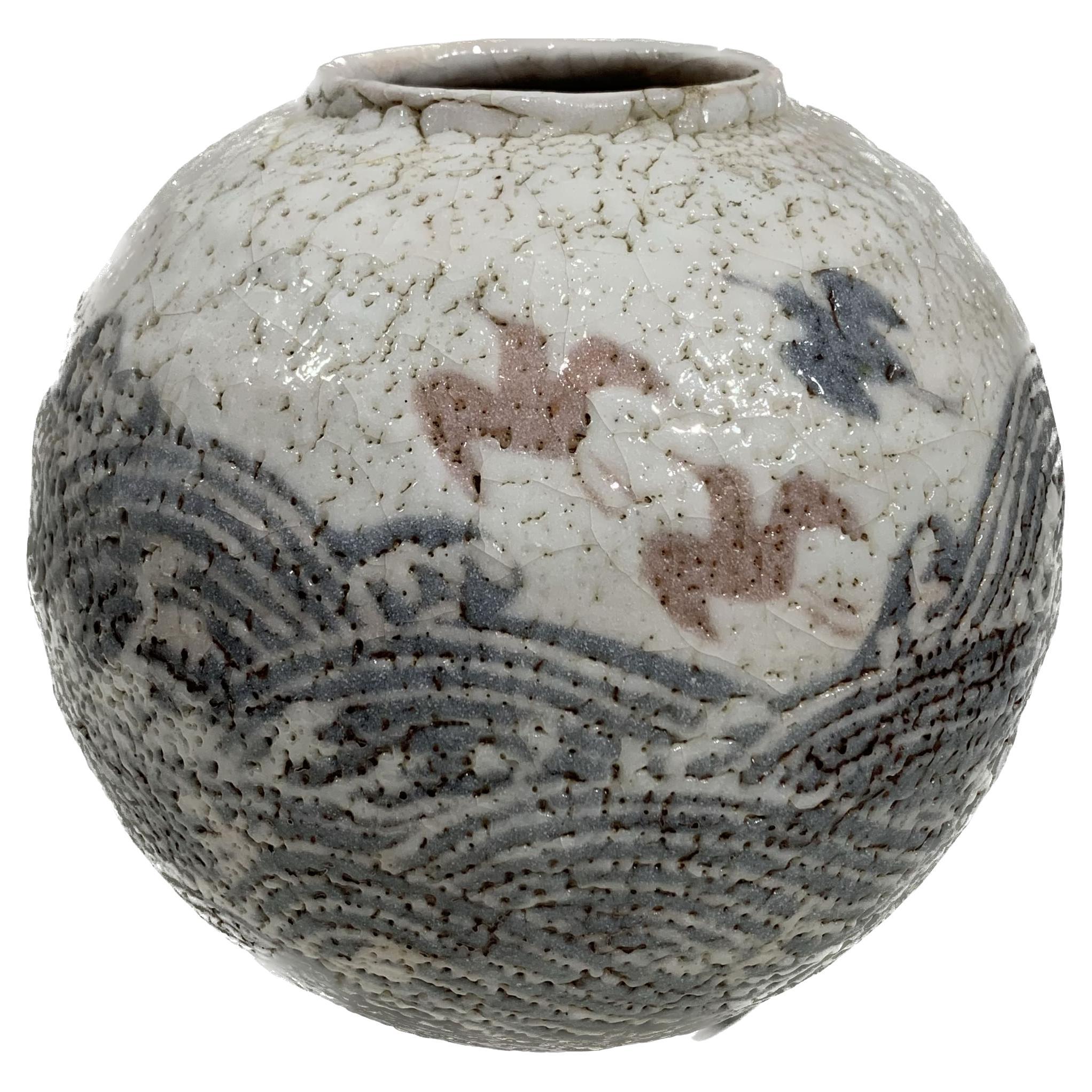 Midcentury Stoneware Vase