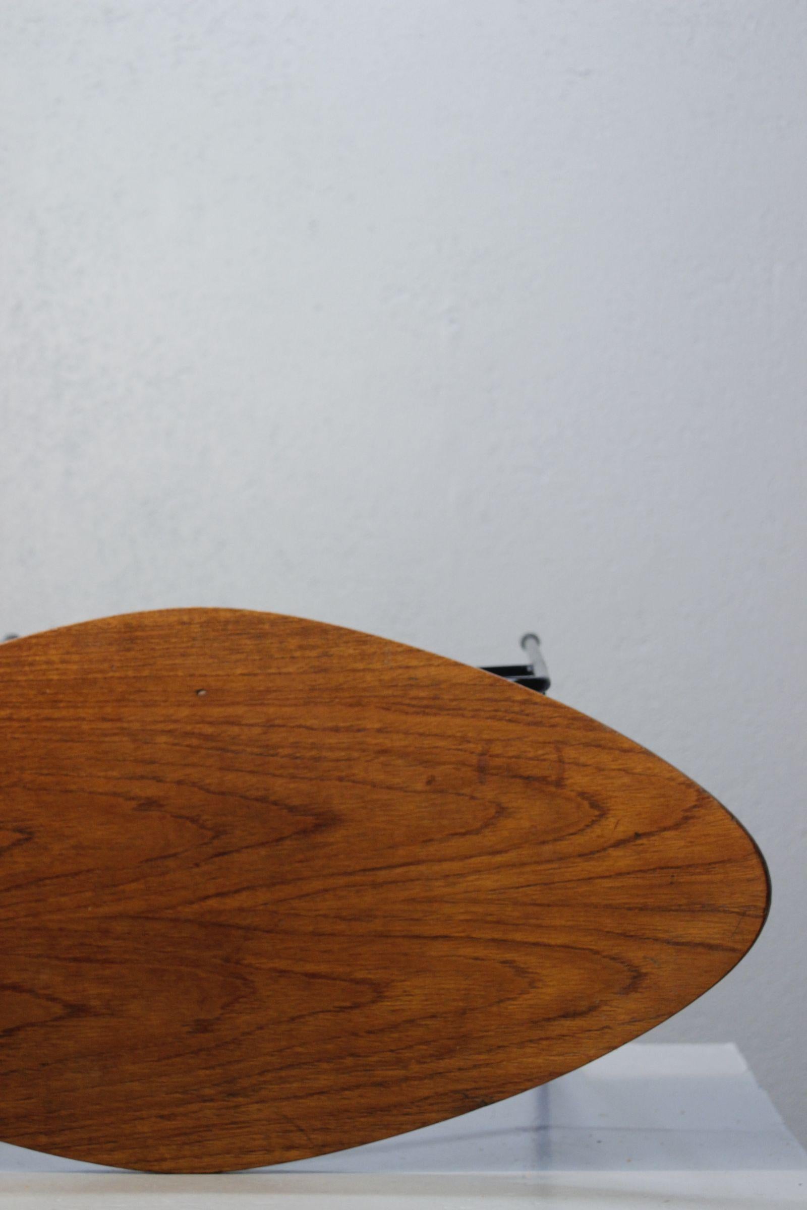 Steel Mid-Century stool by Mobili Pizzetti Roma, Italy 1950s For Sale