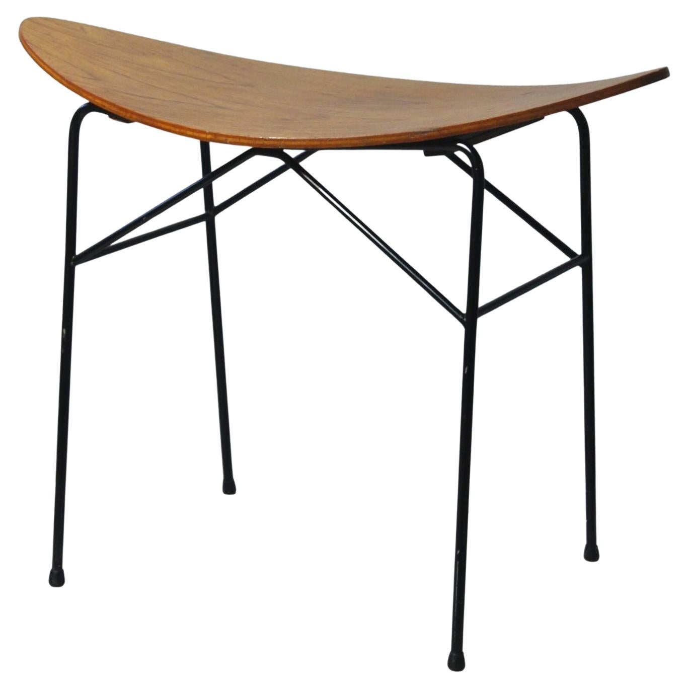 Mid-Century stool by Mobili Pizzetti Roma, Italy 1950s For Sale