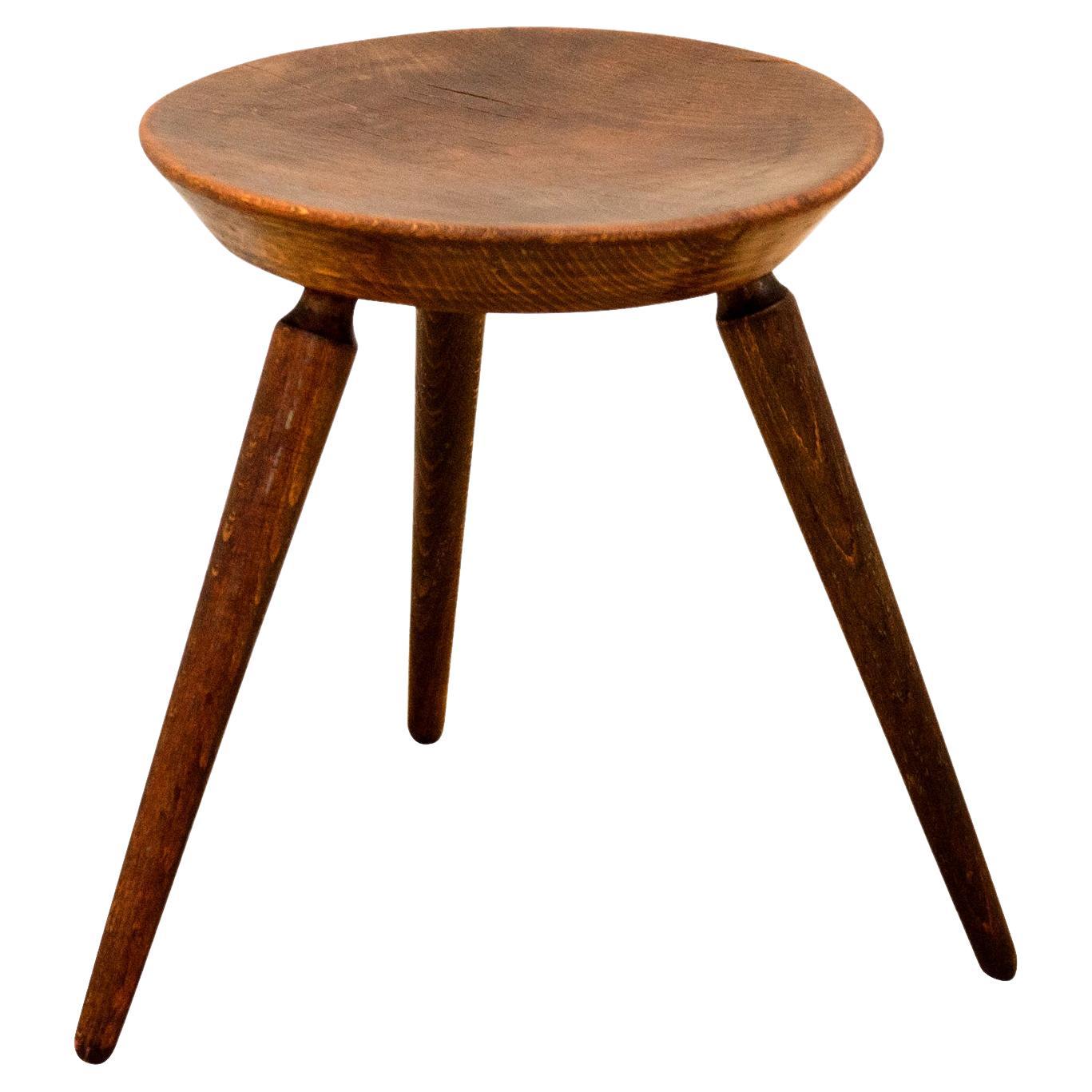 Mid century stool by ÚLUV, 1960´s, Czechoslovakia For Sale