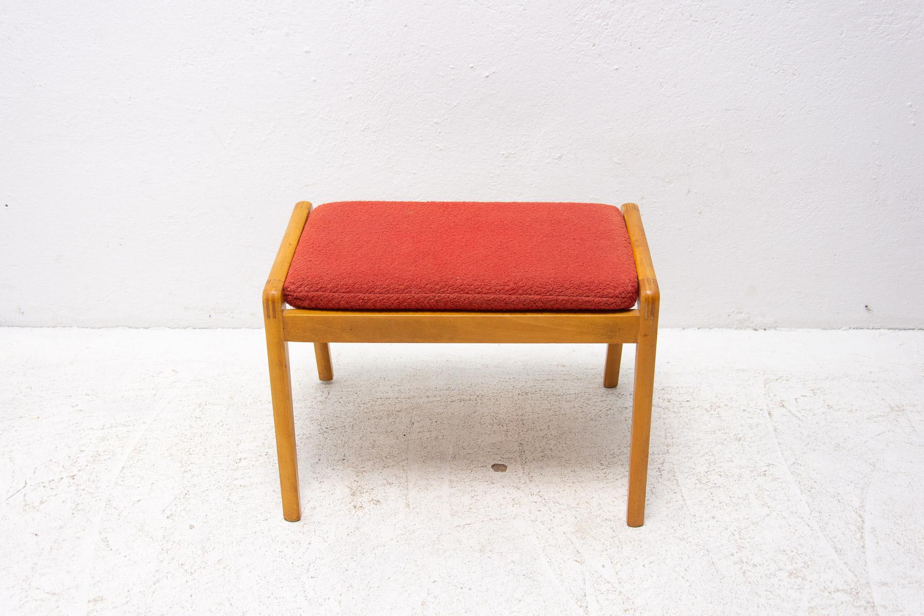 Mid-Century Stool, Footrest, 1960´S, Czechoslovakia 4