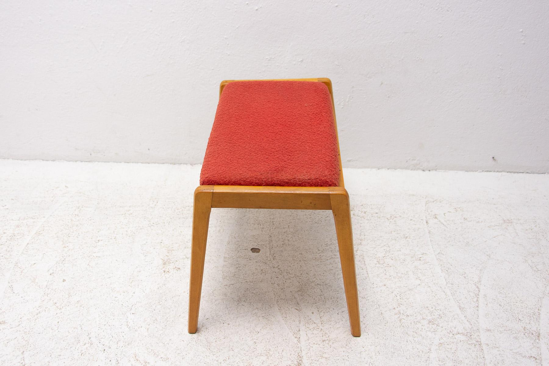 20th Century Mid-Century Stool, Footrest, 1960´S, Czechoslovakia