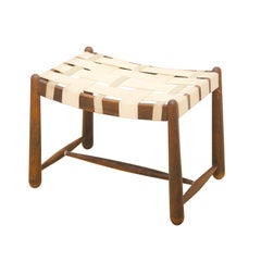 Tabouret du milieu du siècle, repose-pieds par Krasna JIzba, années 1960, Tchécoslovaquie