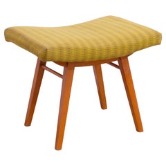 Taburete de mediados de siglo, reposapiés, Západoslovenské nábytkárské závody, 1970
