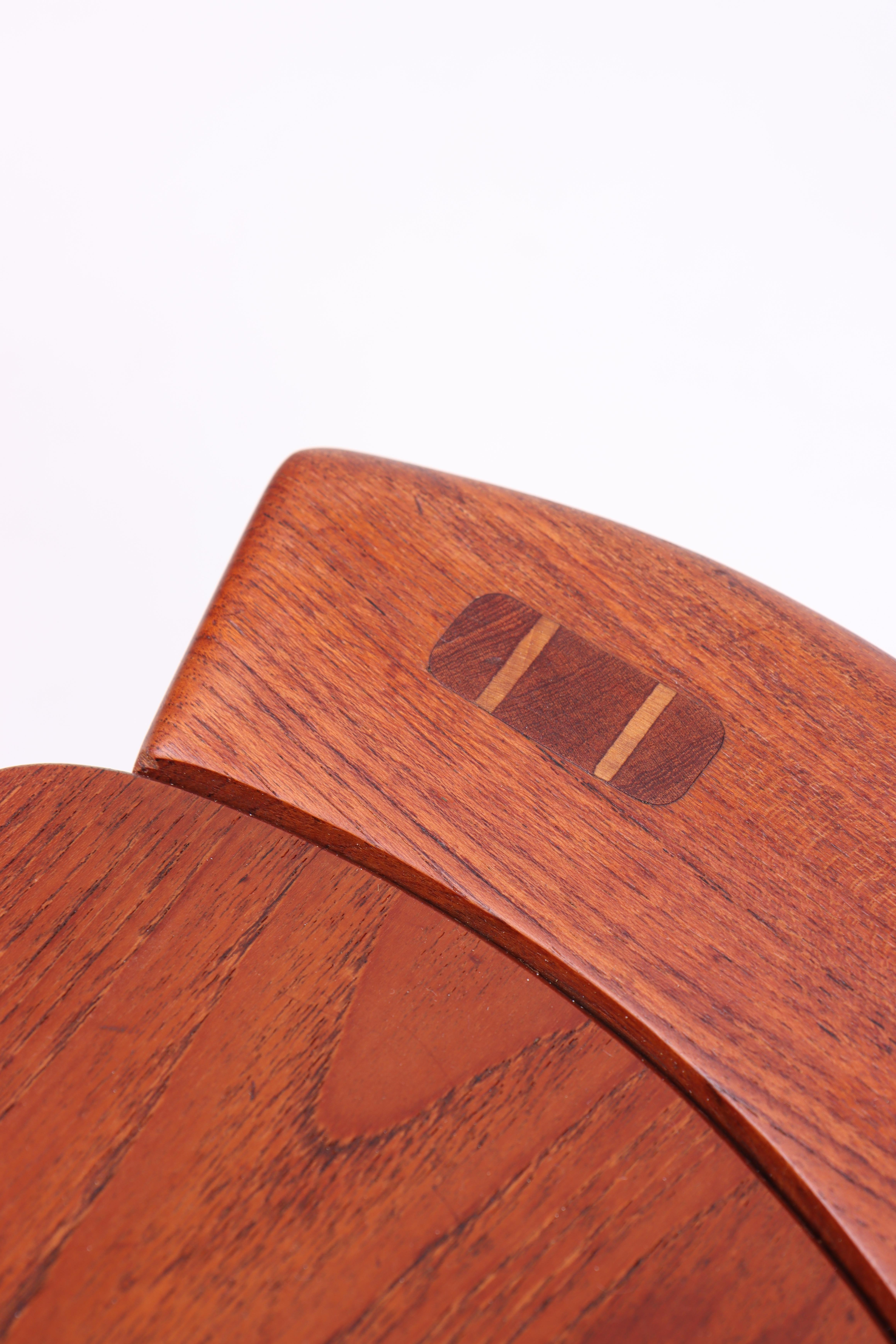 Mid-Century Stool in Solid Teak by ESA, 1950s In Good Condition For Sale In Lejre, DK