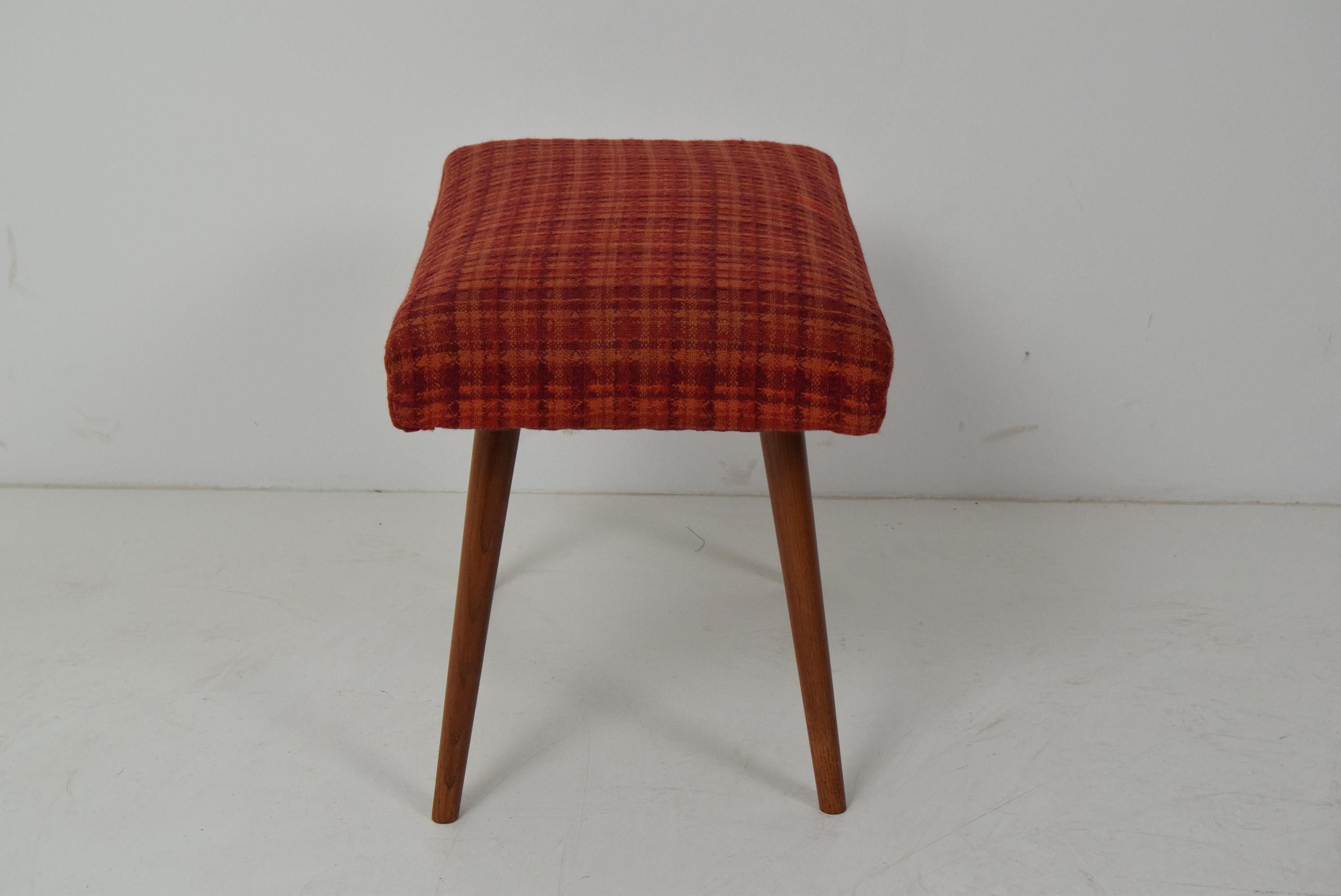 Czech Midcentury Stool or Tabouret, 1960s For Sale