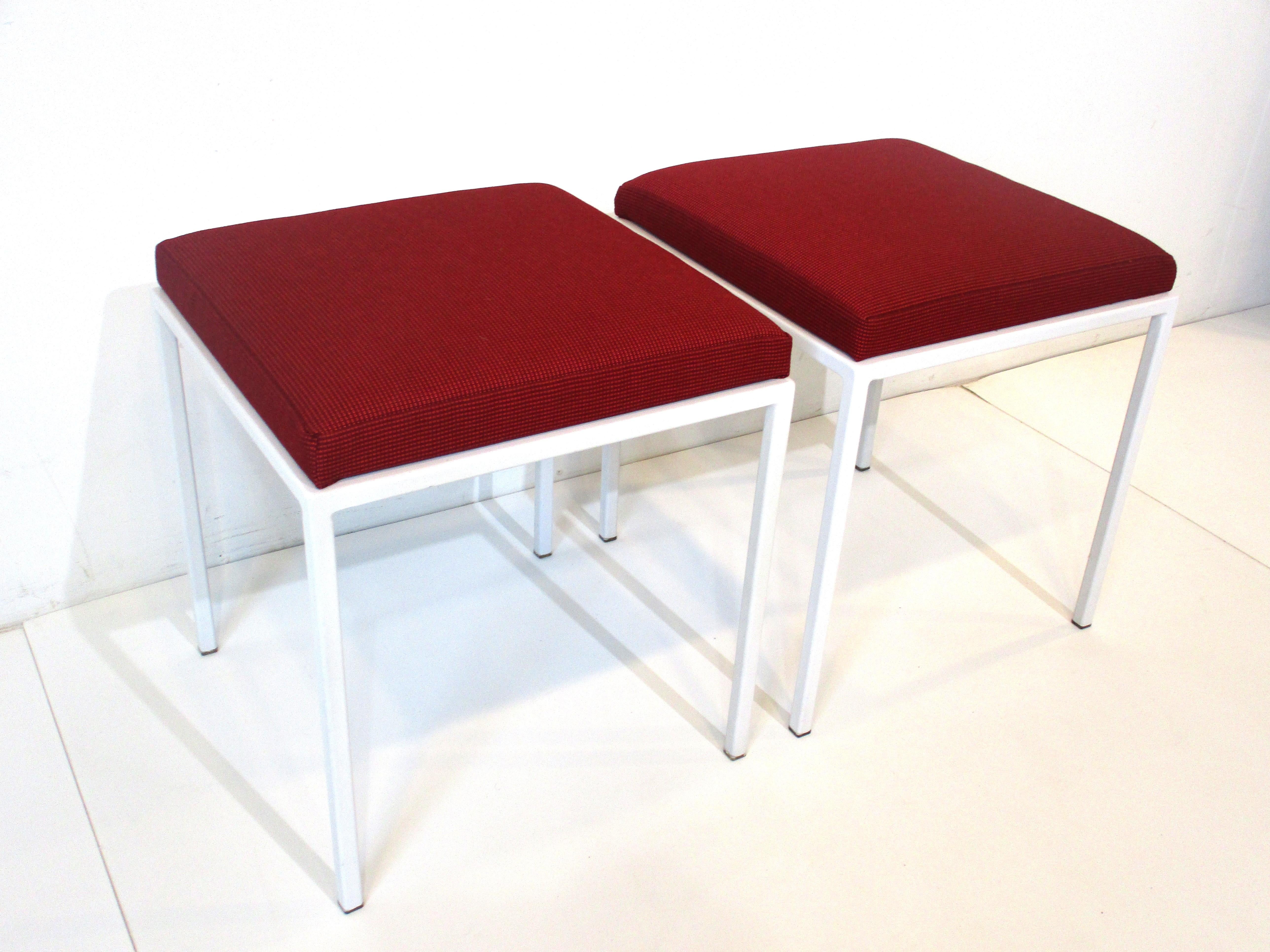 American Midcentury Stools by Bates / Gregory for Vista of California For Sale