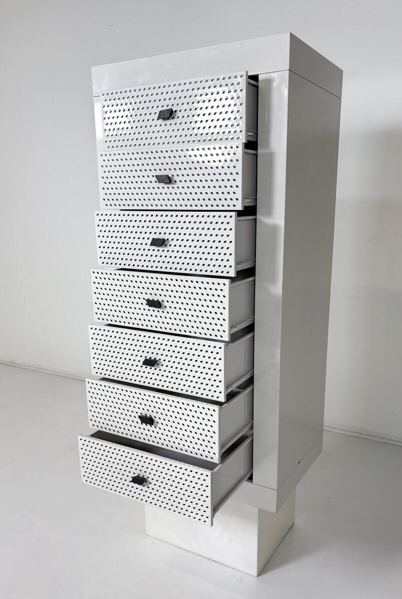 Mid-Century moderno Mobile contenitore di metà secolo di Matteo Thun, Bieffeplast, 1985 in vendita