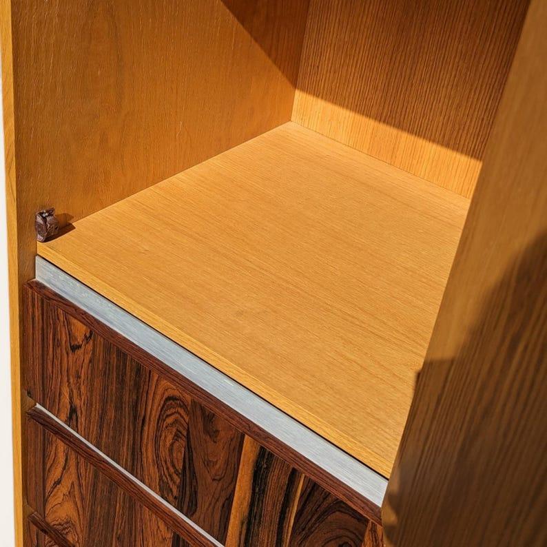Mid Century Storage Cabinets, Bücherregal, 70er Jahre, Made in Canada, OAK, Palisanderholz (Rosenholz) im Angebot
